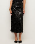 Arden Sequin Midi Pencil Skirt
