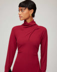 Tasha Turtleneck Midi Dress