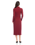 Tasha Turtleneck Midi Dress