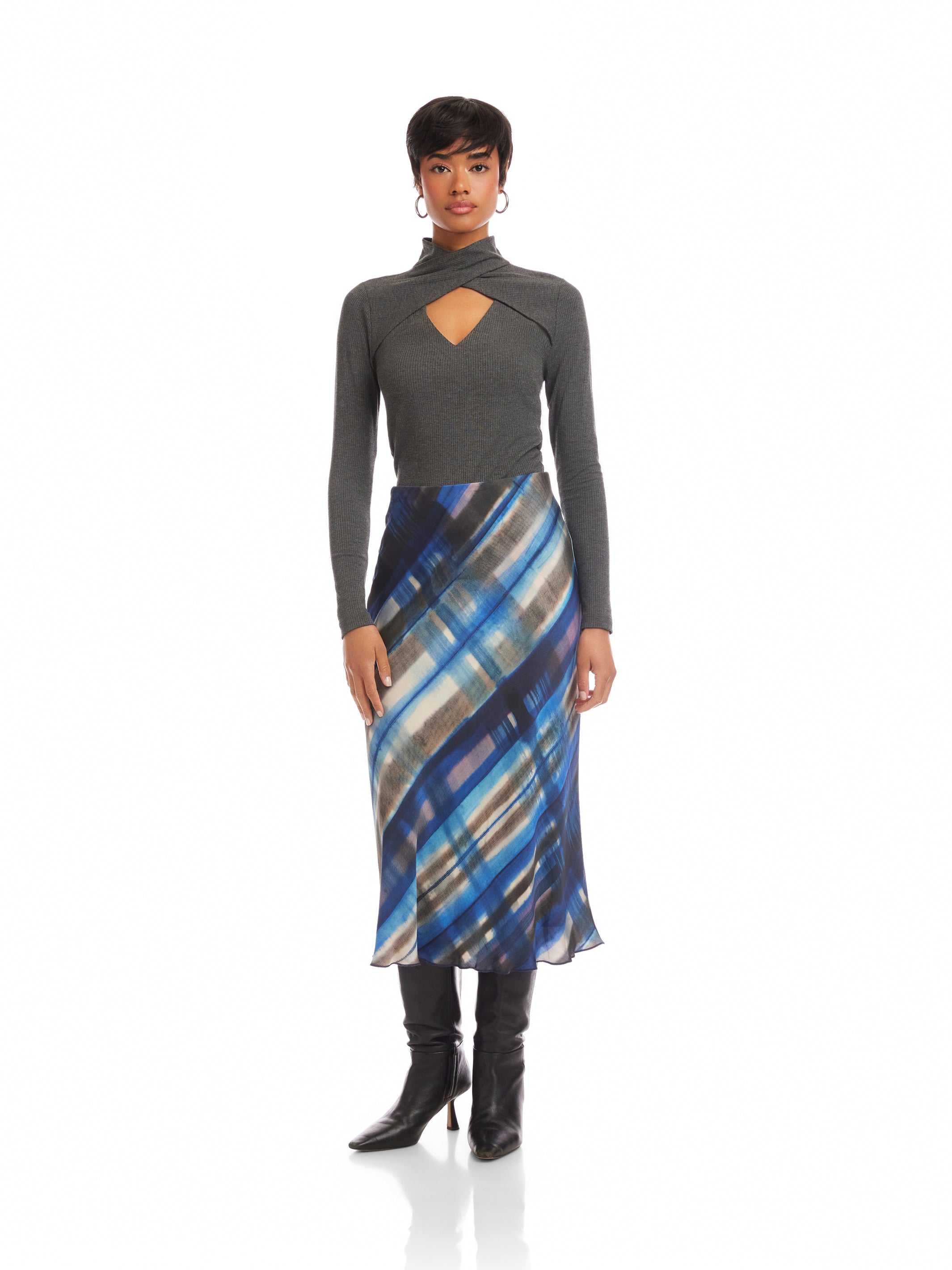 Fifteen Twenty Mia Midi Skirt - Print