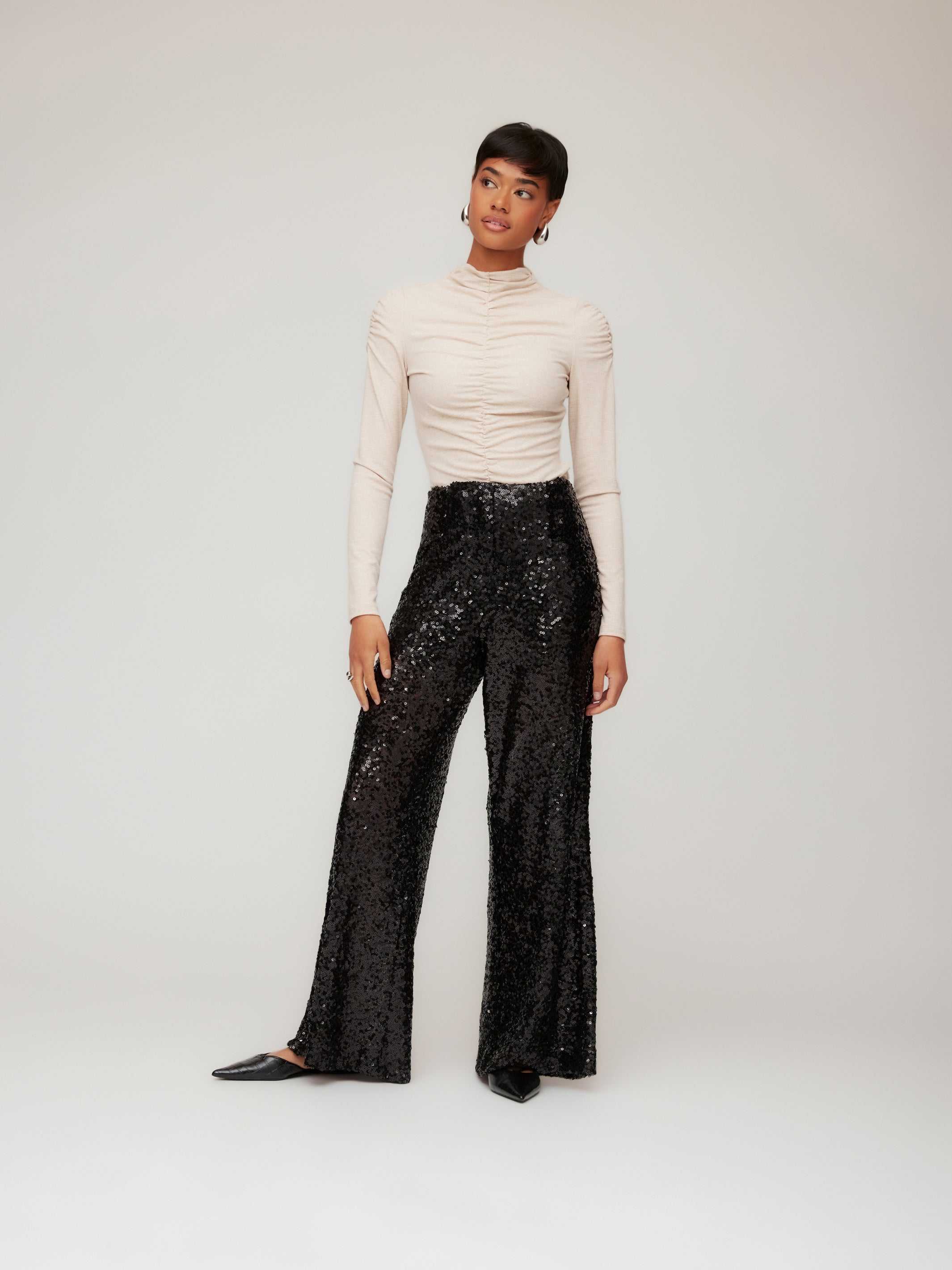 Lynette Sequin Trousers | Fifteen Twenty Clothing