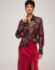 Tawnie Side-Pleat Shirt