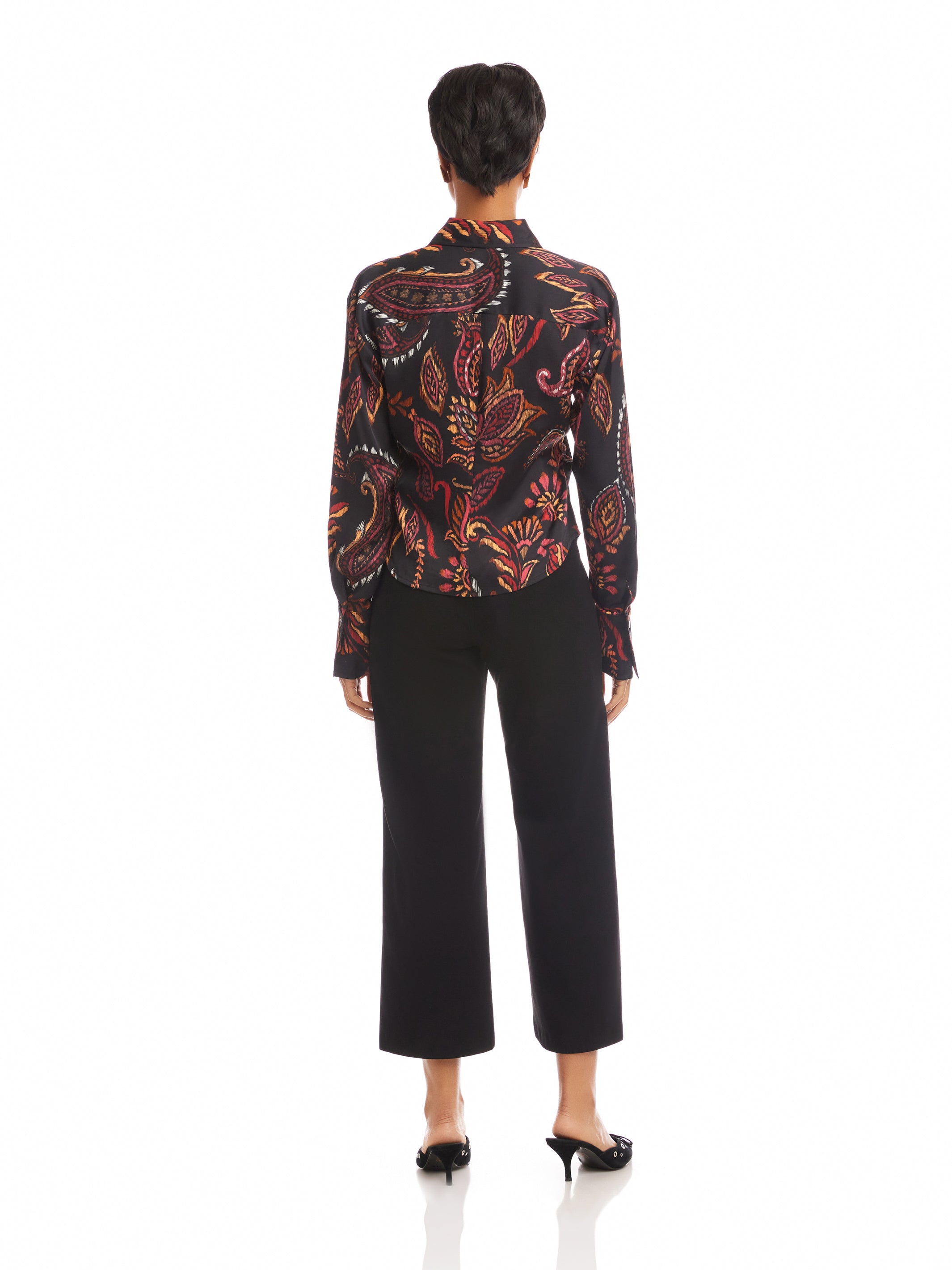 Tawnie Side-Pleat Shirt