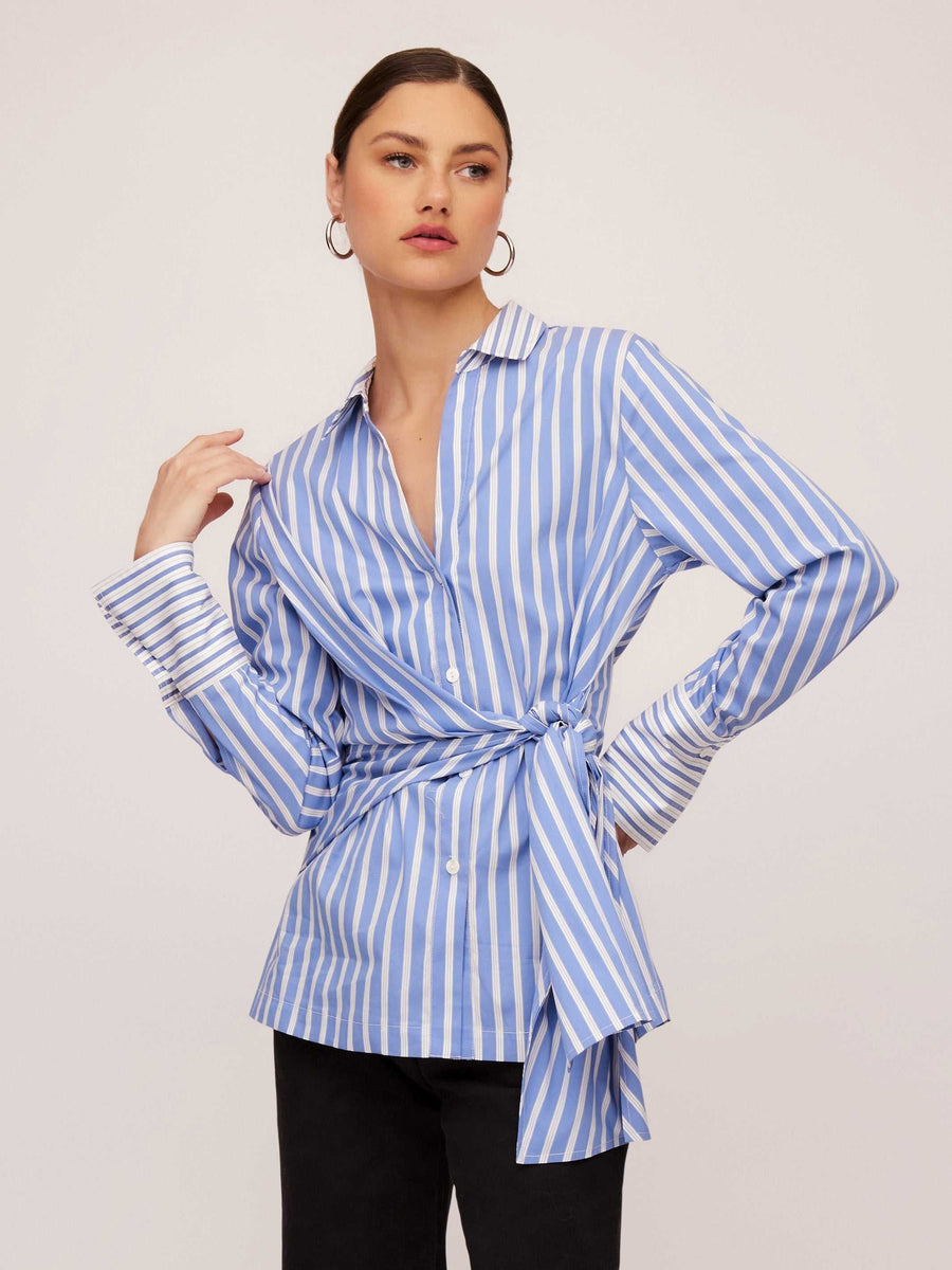 トップス theredthread S tie shirt cropped Reese Tie-Waist Shirt | Fifteen Twenty Clothing