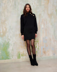 Brenna Mock Neck Dress