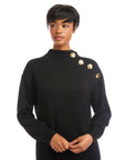 Brenna Mock Neck Dress