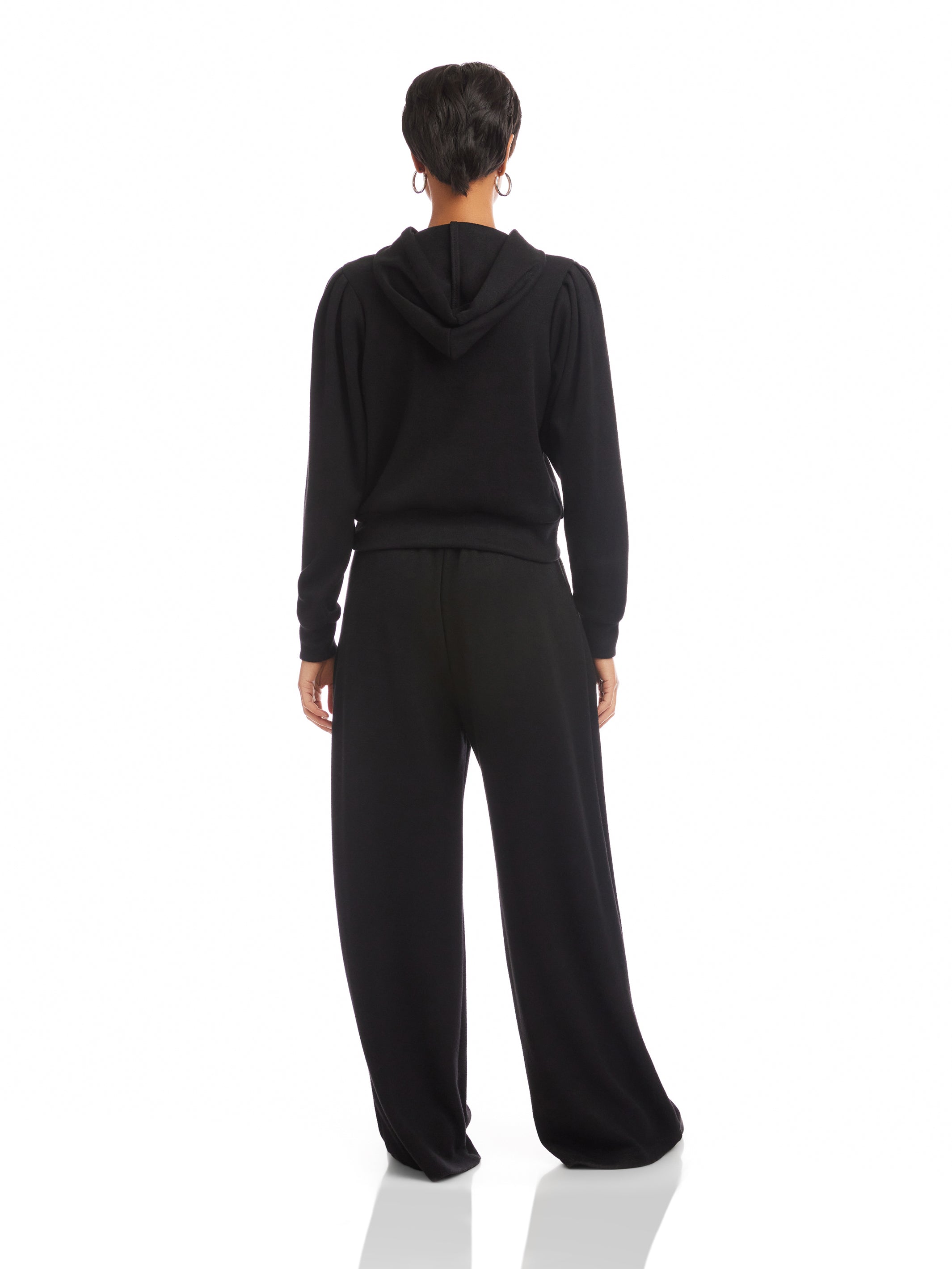 Nyri Pleat Sleeve Hoodie