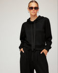 Nyri Pleat Sleeve Hoodie
