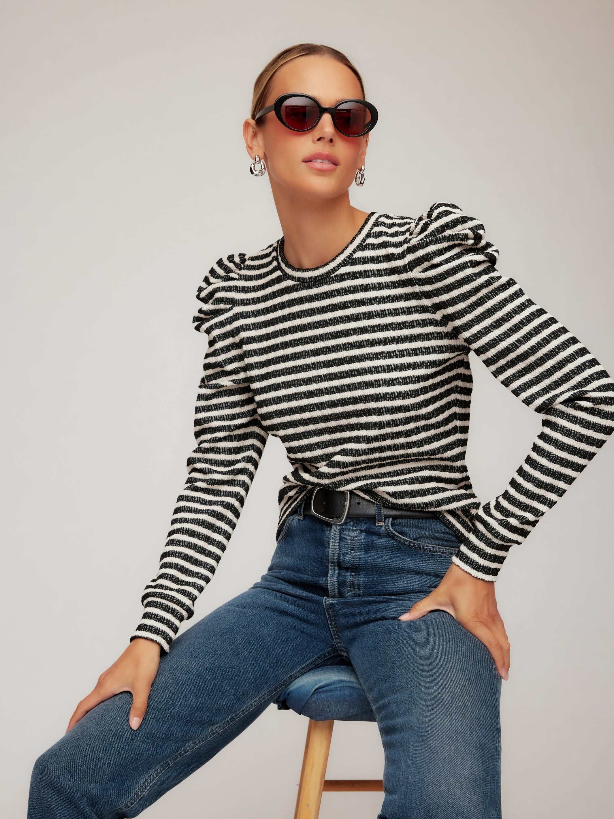 Leila Puff Sleeve Top | Fifteen Twenty Clothing