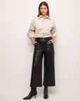 Casi Corduroy Button-Up Top