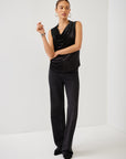 Elisa Sleeveless Drape Neck Top