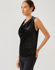 Elisa Sleeveless Drape Neck Top