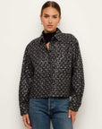 Allora Sequin Denim Shirt Jacket