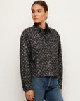 Allora Sequin Denim Shirt Jacket