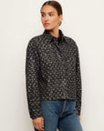 Allora Sequin Denim Shirt Jacket