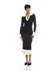 Belle Ribbed Polo Dress
