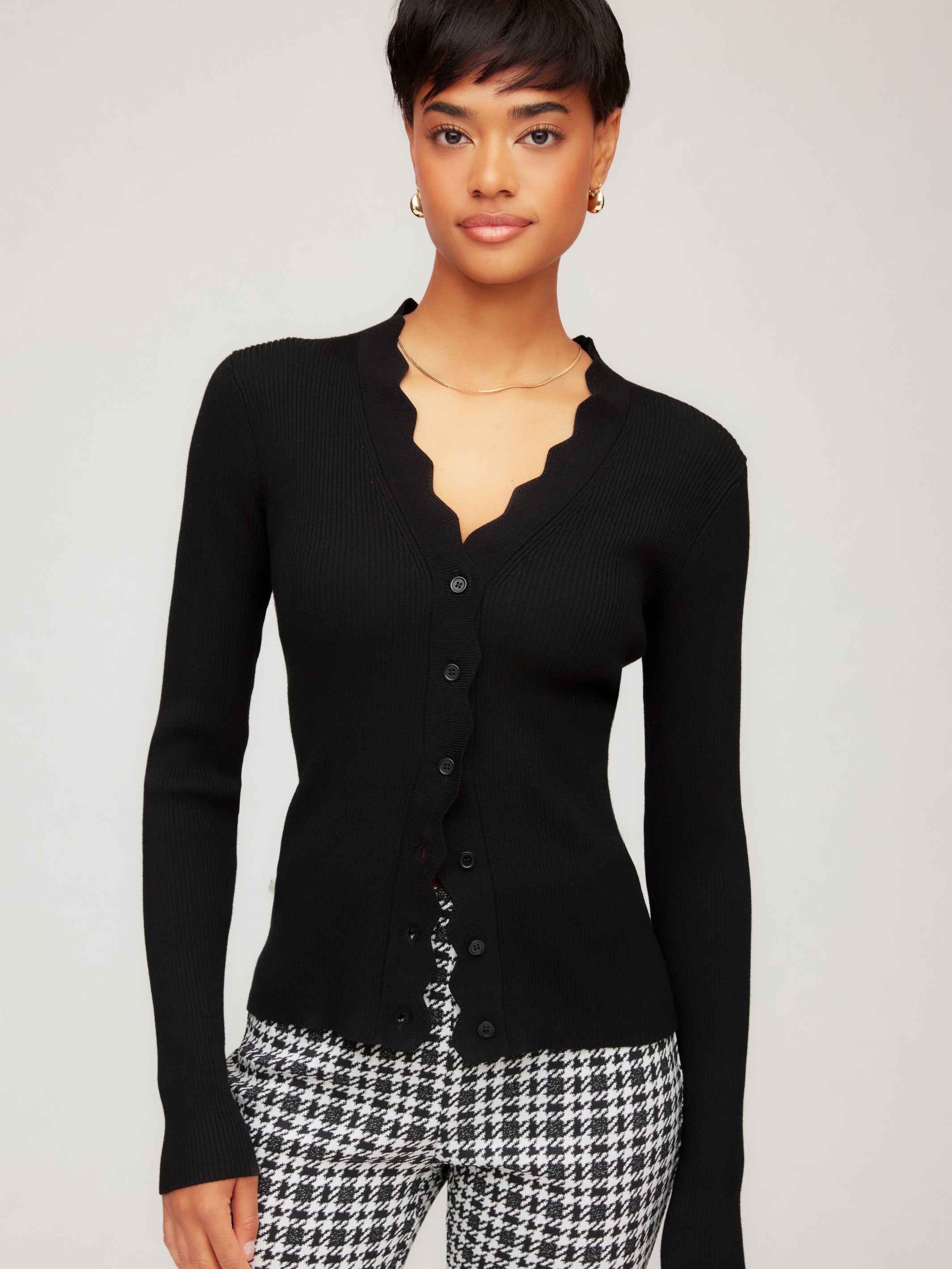 Bliss Scallop Edge Cardigan
