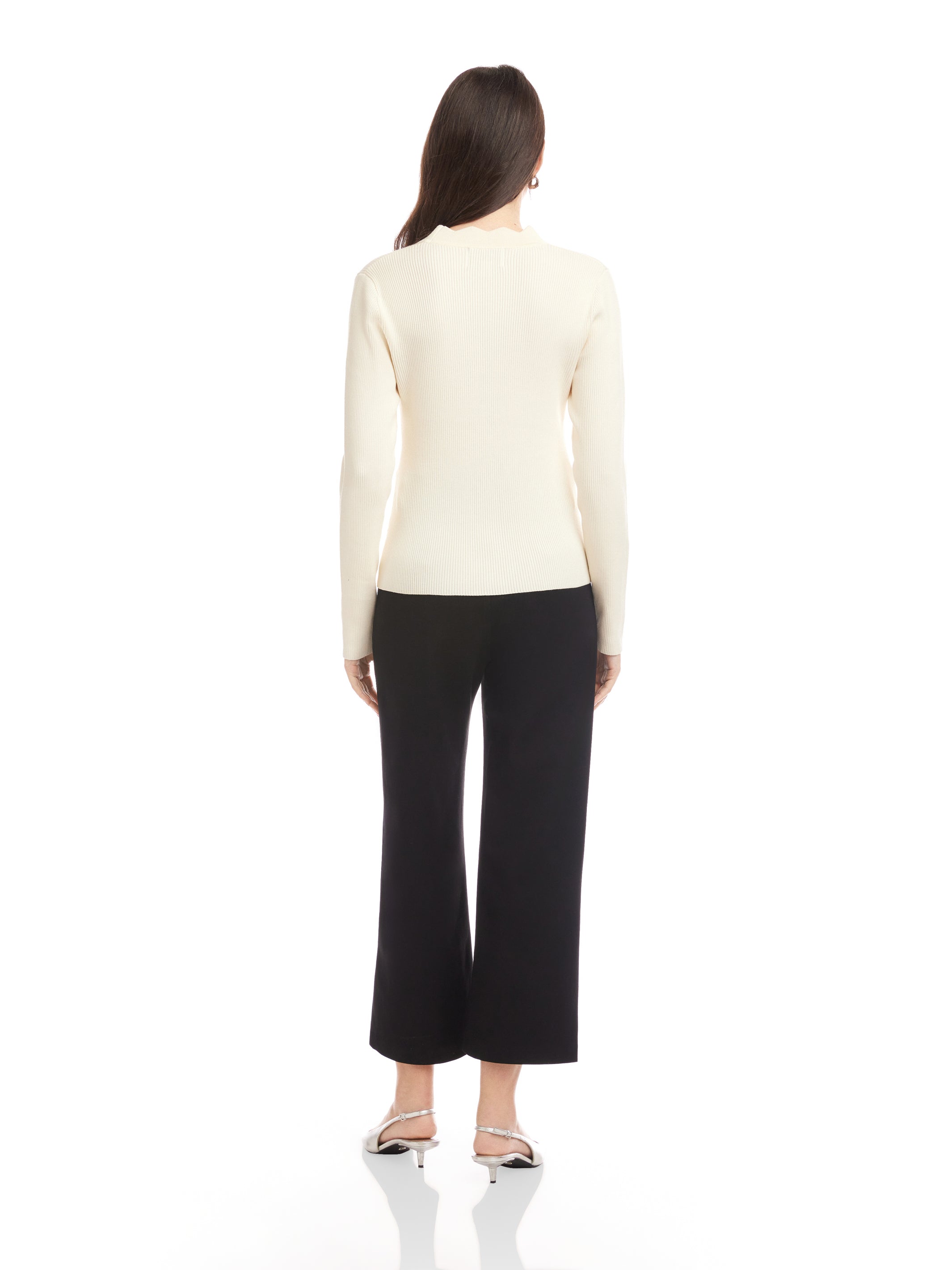 Bliss Scallop Edge Cardigan