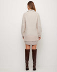 Carrie Mixed Media Sweater Dress