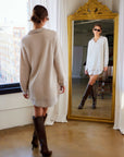 Carrie Mixed Media Sweater Dress