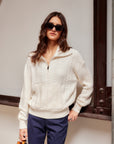 Karin Half Zip Sweater