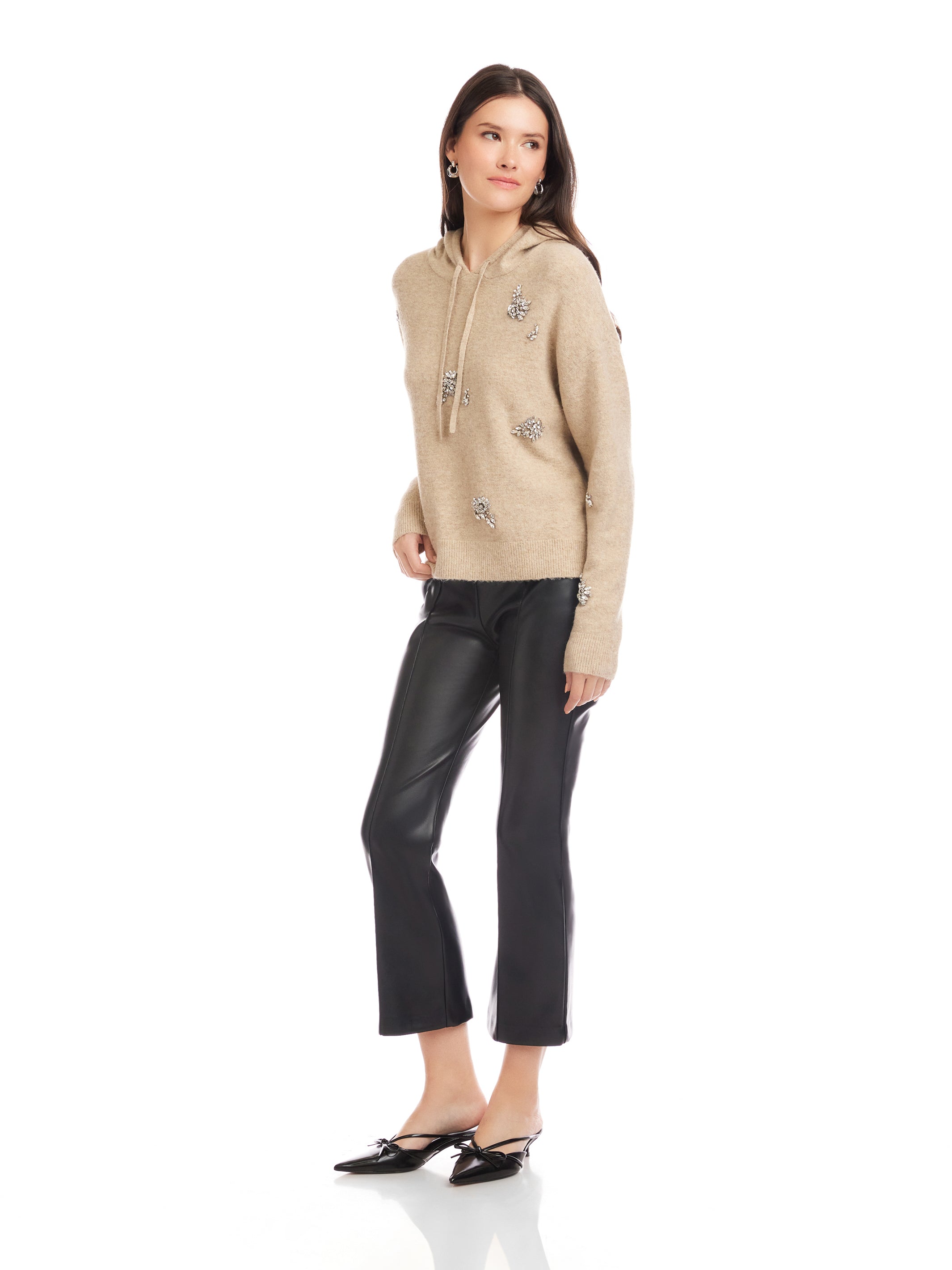 Krystal Embellished Hoodie