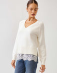Camila Lace Layered Sweater
