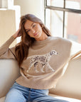 Golden Intarsia Sweater