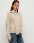 Juni Asymmetrical Scarf Cardigan Sweater
