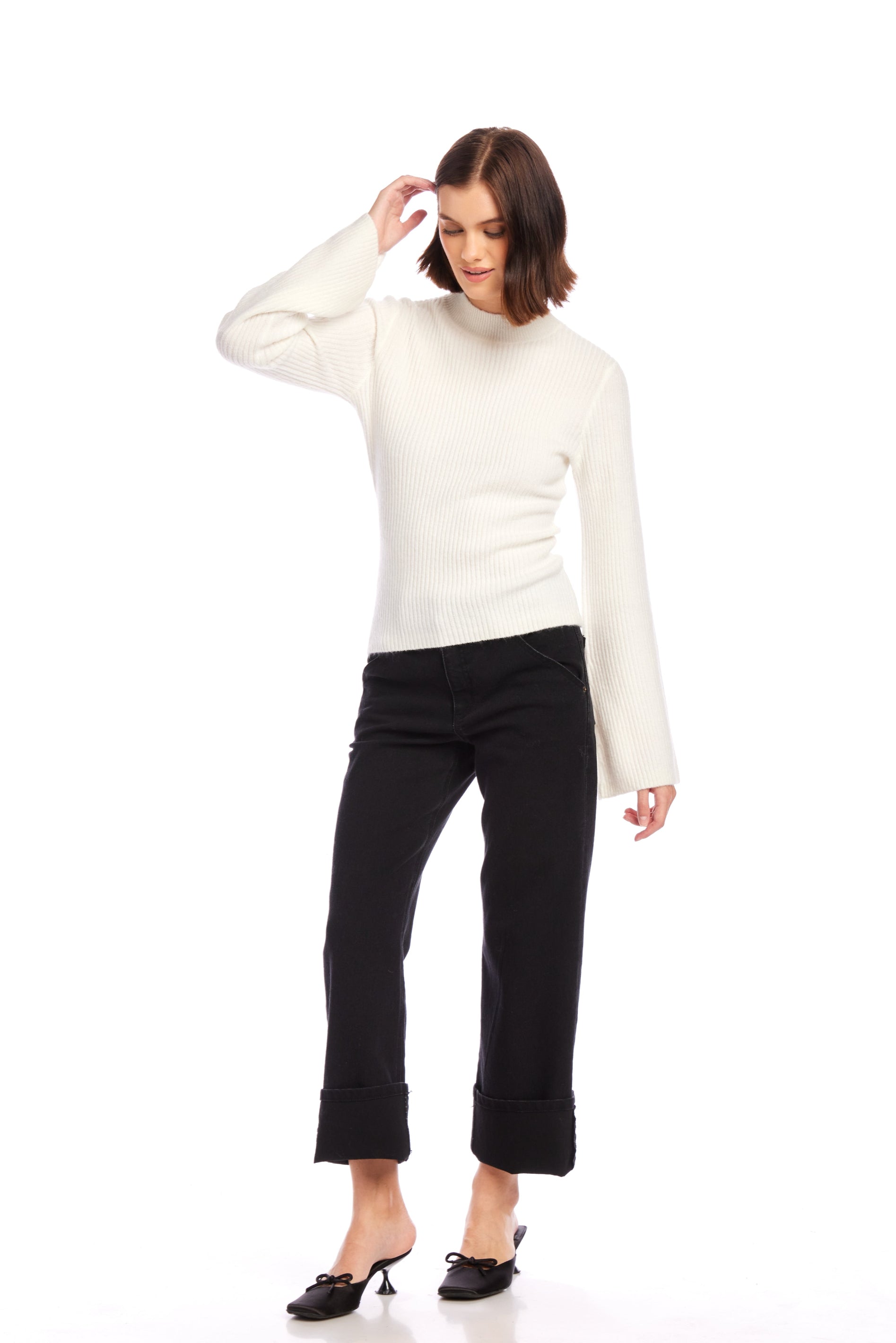 Brielle Flare Sleeve Sweater