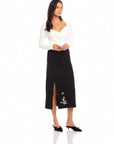 Brett Embellished Sweater Skirt