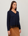 Camila Lace Layered Sweater