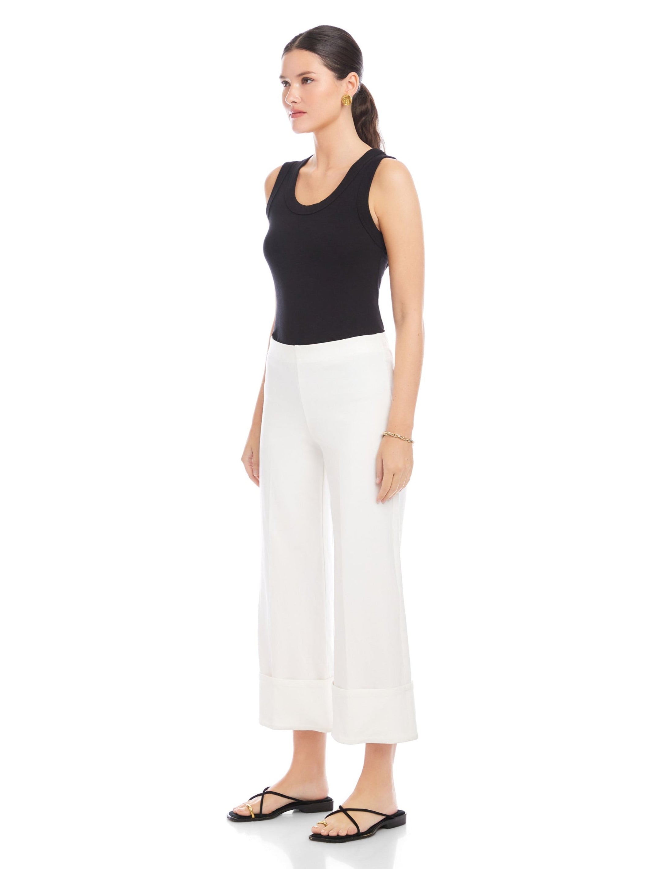 Regina Cuff Cropped Pants | Fifteen Twenty Clothing