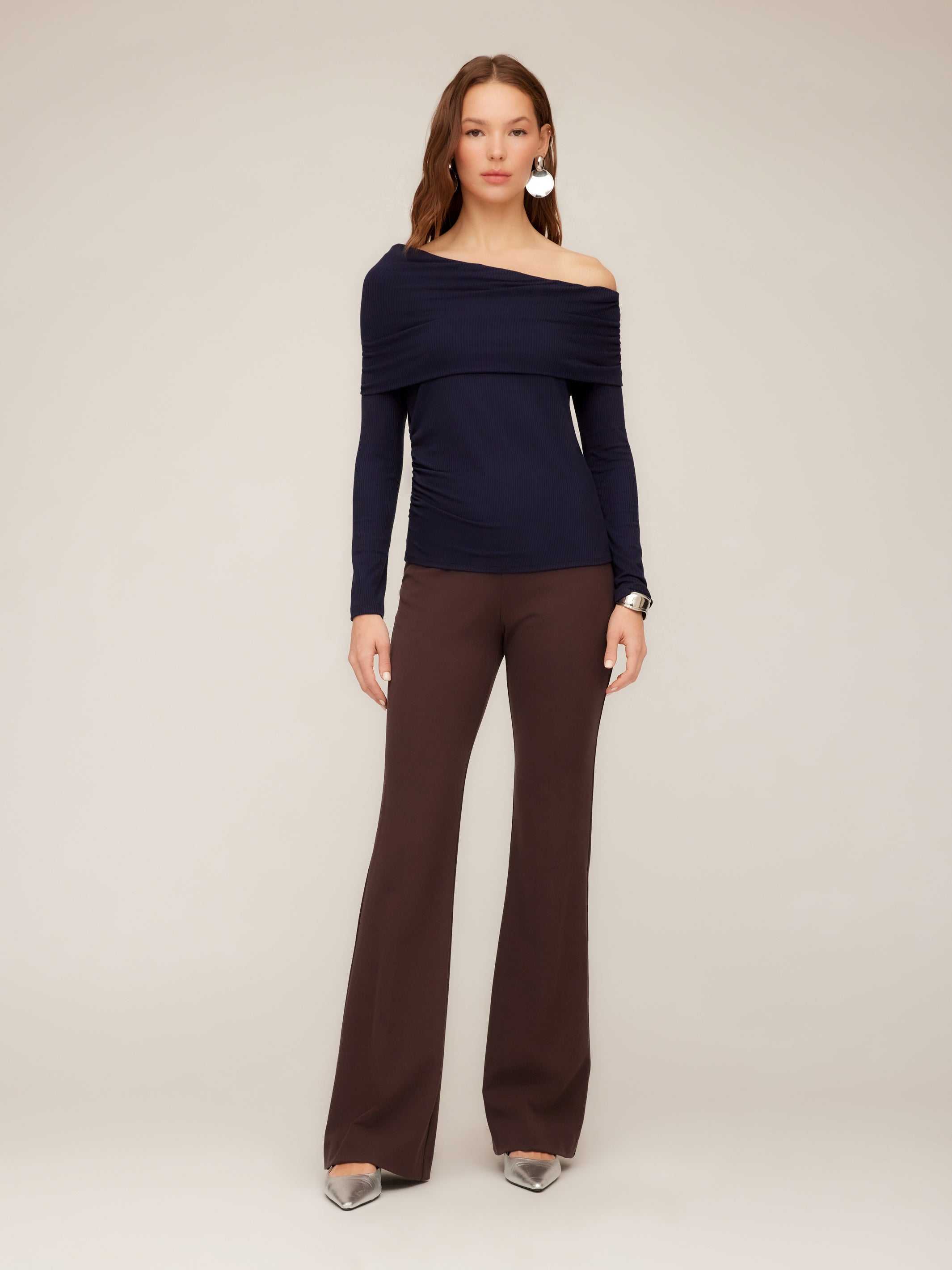 Ashley Asymmetric One-Shoulder Top – Trendy Off-Shoulder Style