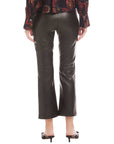 Sigourney Pintuck Faux Leather Pants