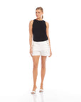 Side Shirred Tank