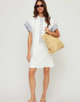 Dayna Contrast Hoodie Dress