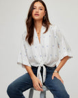 Bernice Tie-Front Blouse
