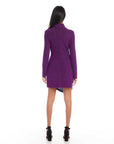 Asymmetric Drape Front Dress
