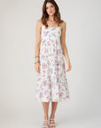 Tie-Back Midi Dress