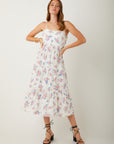 Tie-Back Midi Dress