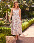 Tie-Back Midi Dress
