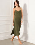 Cowl Neck Slip Dress