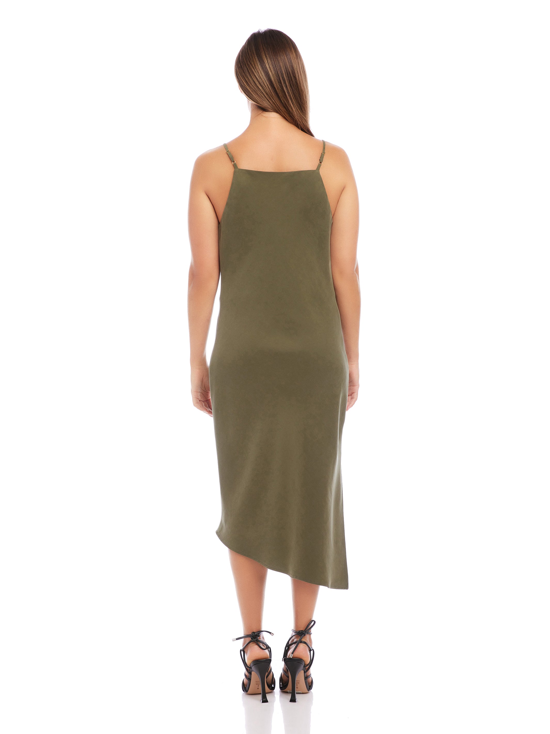 Cowl Neck Slip Dress
