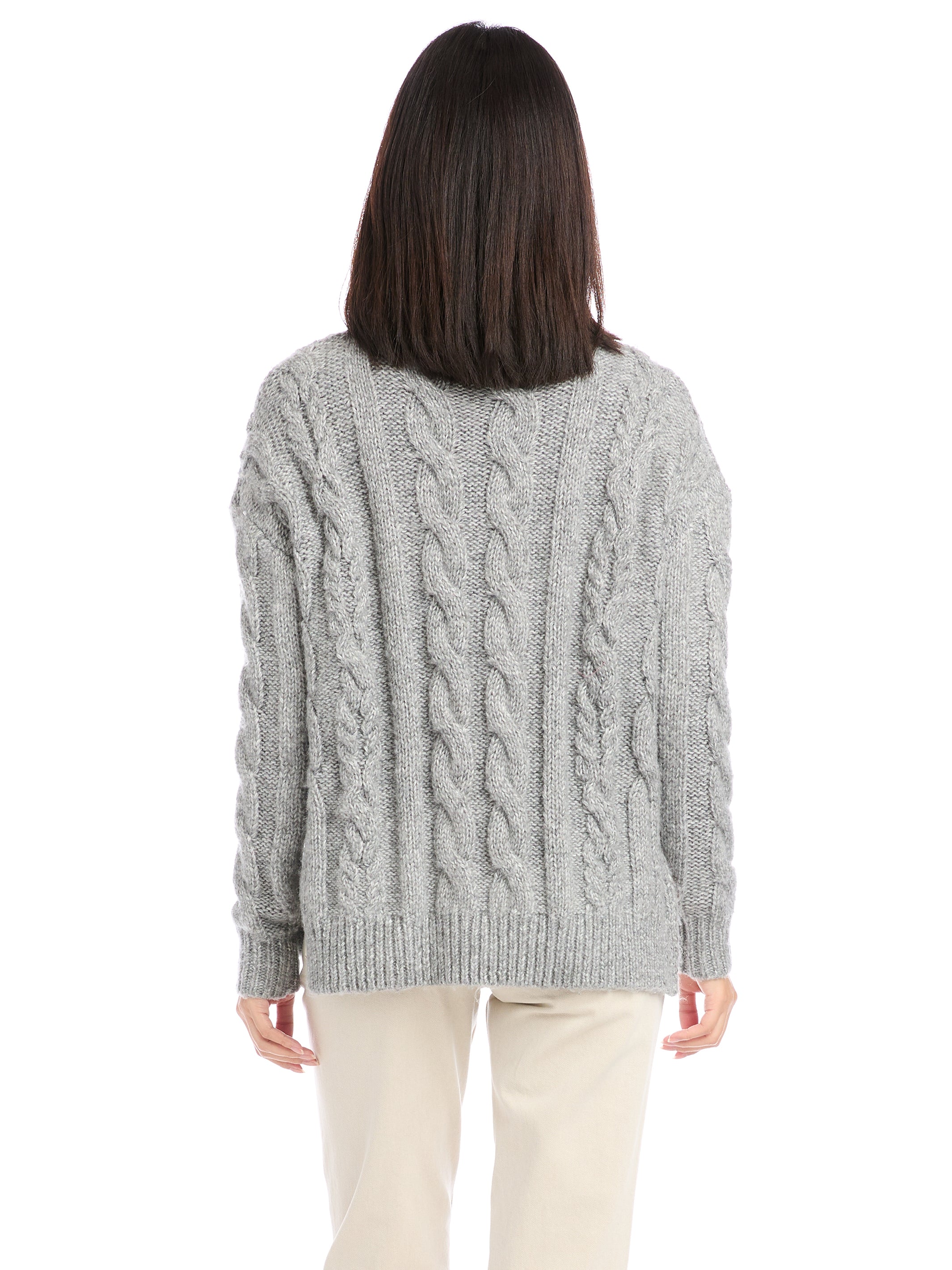 Turtleneck Cable Sweater