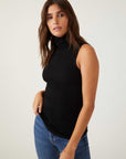Sleeveless Turtleneck