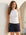Side shirred tank top in bamboo rib knit fabric, sleeveless with crew neck, made in the USA