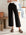 Wide-leg cropped pants in viscose blend with elastic waistband and relaxed fit
