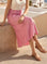 Woman wearing Eva Bias Ankle Skirt with fluid silhouette and elastic waistband