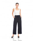 Janice Cropped Wide-Leg Pants